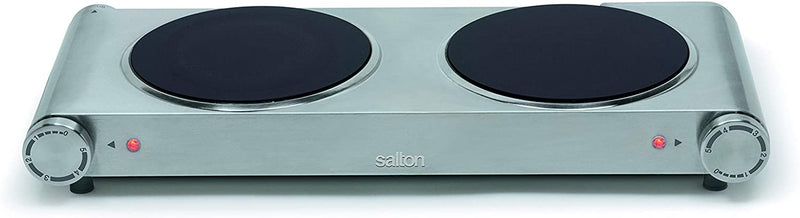 Salton Double || Infrared Portable Electric Cooktop
