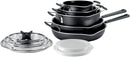 T-FAL 10 PC Stackable pot set- B198SA74