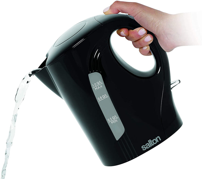 Salton || Compact Electric Jug Kettle 1 Liter || BPA Free - Home Essentials Clearance