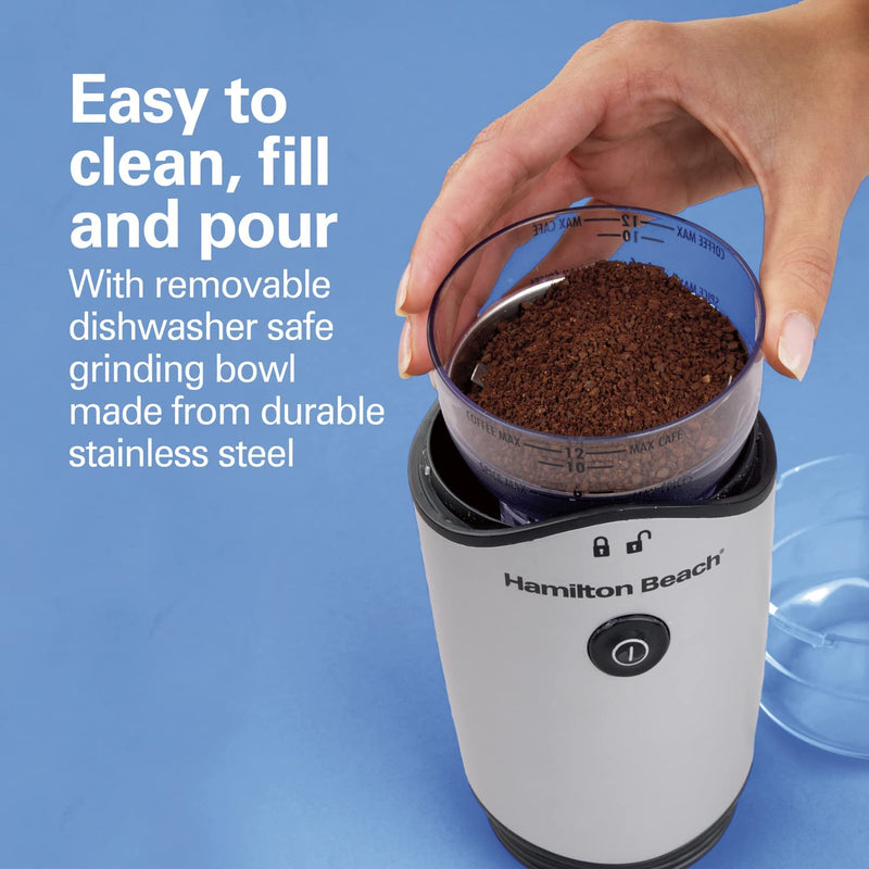 Hamilton Beach  12 cup Coffee Grinder - 80350 - removable chamber