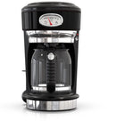 Style rétro classique noir - Avec carafe en verre d'une capacité de 8 tasses/1,25 L - CM3100BKRC 