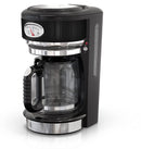 Style rétro classique noir - Avec carafe en verre d'une capacité de 8 tasses/1,25 L - CM3100BKRC 