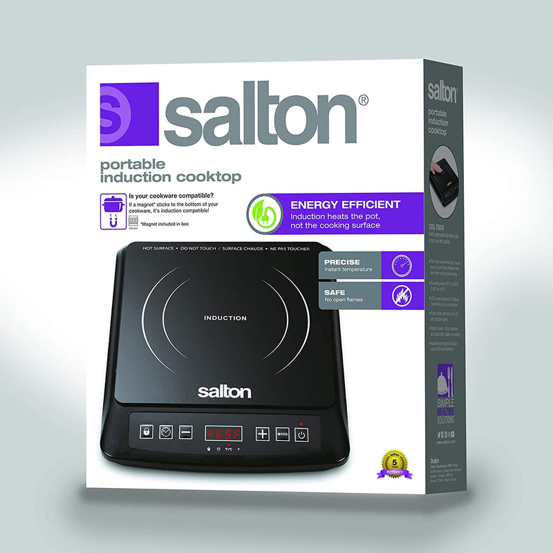 Salton ||  Portable Induction Cooktop - Home Essentials Clearance