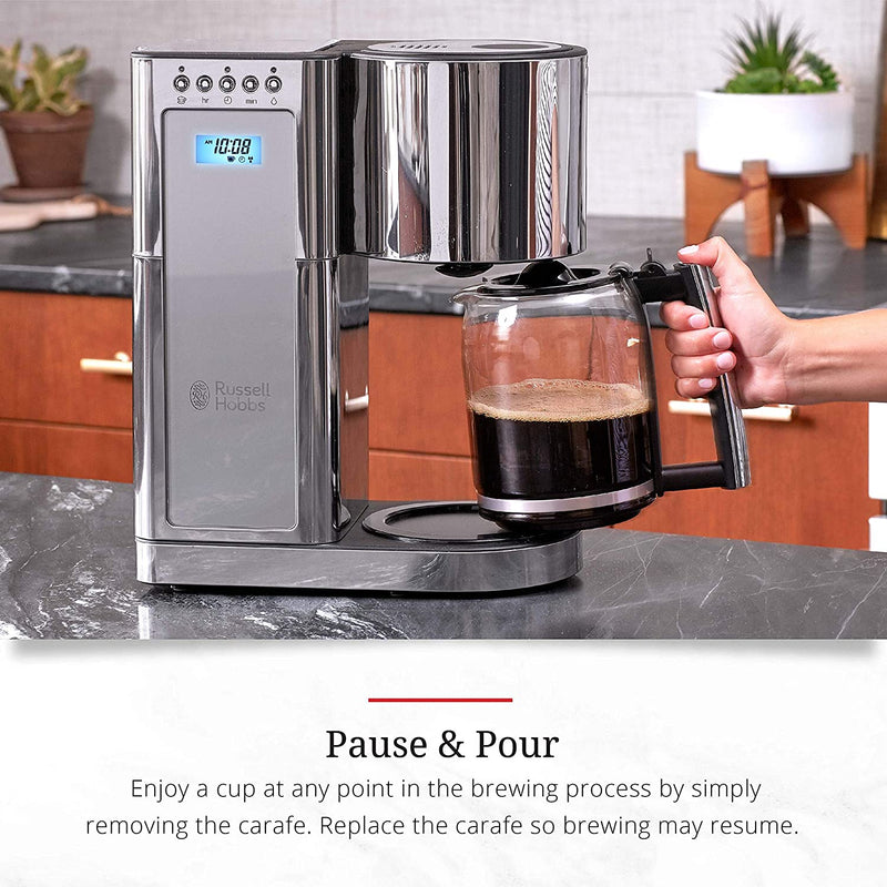 Coffee Maker  8 Serving - Advanced Brewing System - Glass Series - CM8100