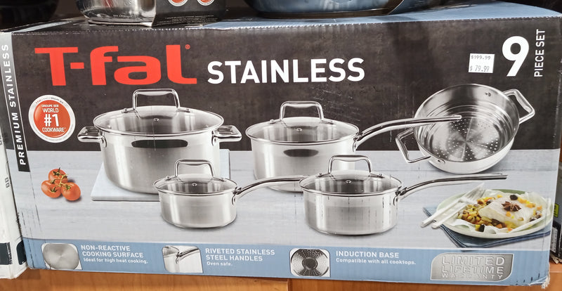 Stainless Steel 9PC Cookware Set