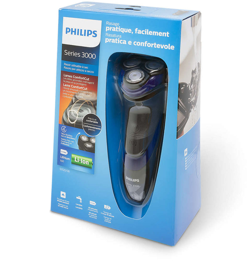 Dry Shaver, Philips, Series 3000 S3120/08 [REFURBISHED]