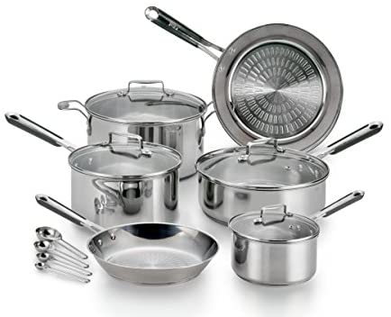 T-fal || Performa Pro Stainless Steel 14-Piece - Home Essentials Clearance