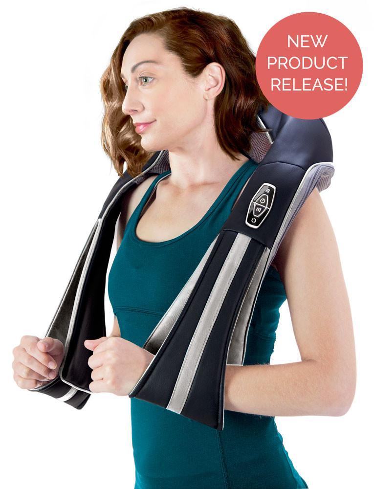 TruMedic || InstaShiatsu || Neck,Back,and Shoulder Massager with Heat - Home Essentials Clearance